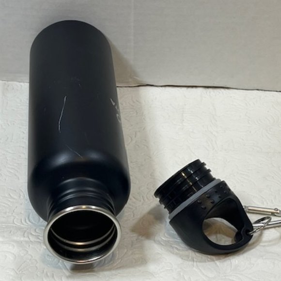 Black Matted Toyota of Tampa Bay Aluminum Water Bottle 24 oz - Picture 4 of 12